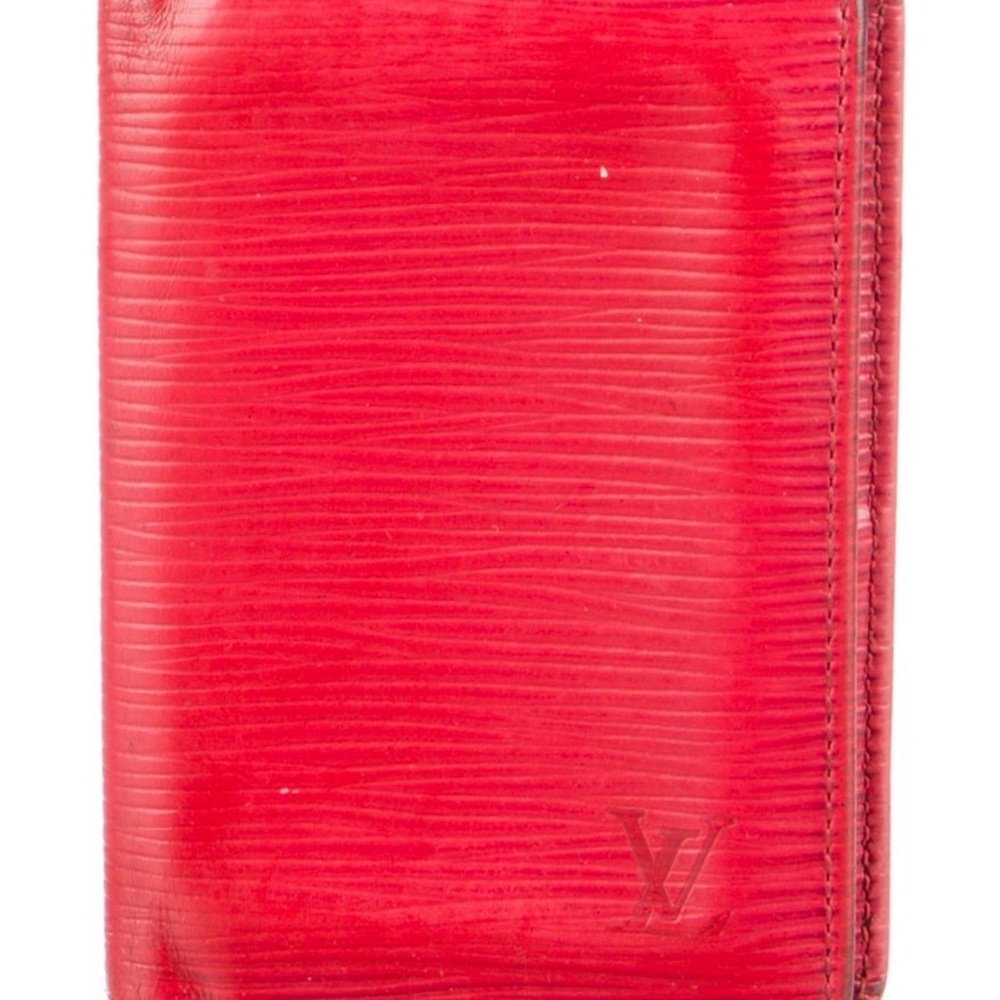 Louis Vuitton Red Epi Card Holder Wallet Vintage - Picture 7 of 10